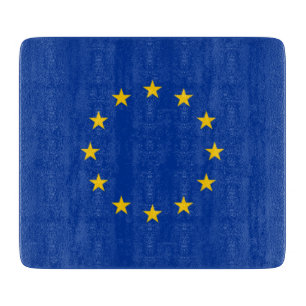 European Union Flag (EU) (Europe) Cutting Board