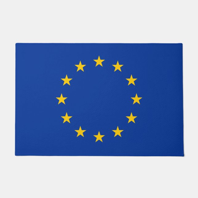 European Union Flag (EU) (Europe) Doormat (Front)
