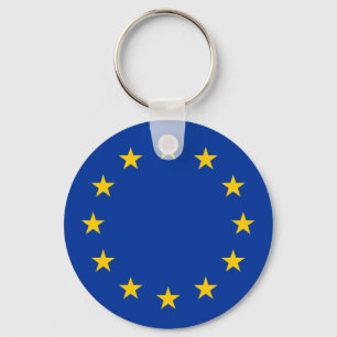 European Union Flag (EU) (Europe) Key Ring