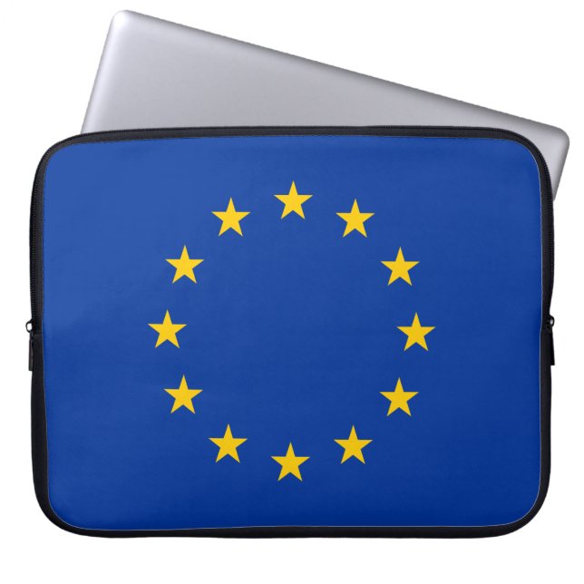 European Union Flag (EU) (Europe) Laptop Sleeve (Front)