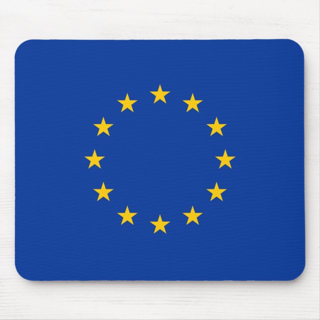 European Union Flag (EU) (Europe) Mouse Mat (Front)