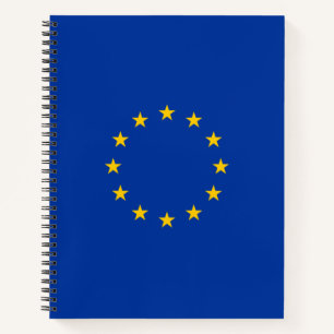 European Union Flag (EU) (Europe) Notebook