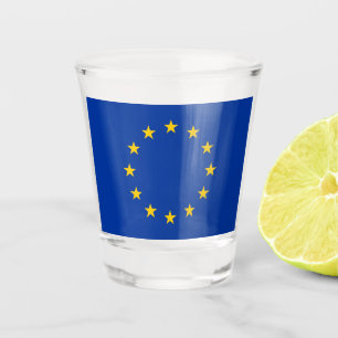 European Union Flag (EU) (Europe) Shot Glass