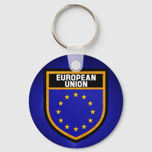 European Union Flag Key Ring