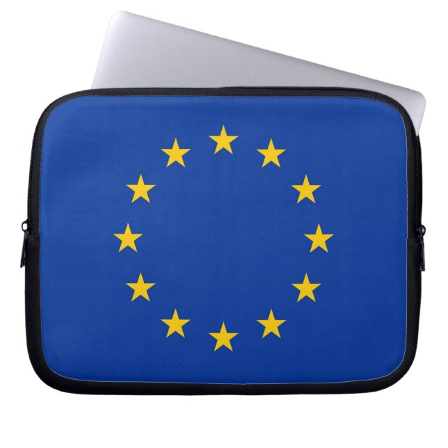 European Union Flag Laptop Sleeve (Front)