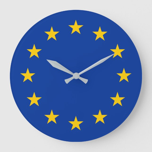European Union flag Large Clock (Front)