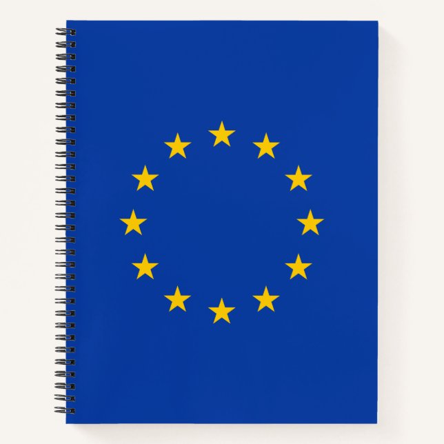 European Union flag Notebook (Front)