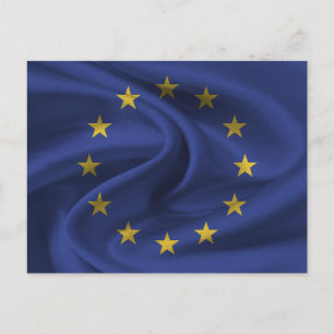 European Union Flag Postcard