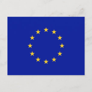European Union Flag Postcard