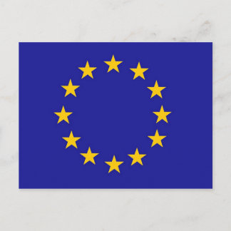 European Union Flag Postcard