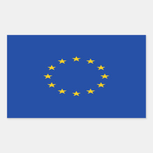 European Union flag Rectangular Sticker