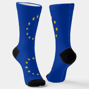 European Union Flag Socks