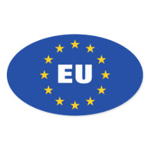 European Union flag stickers | Customisable EU
