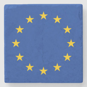 European Union flag Stone Coaster