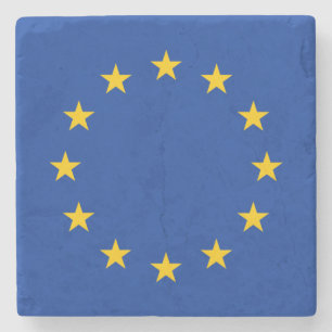 European Union Flag Stone Coaster