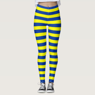 european union flag stripes pattern symbol blue ye leggings