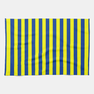 european union flag stripes pattern symbol blue ye tea towel