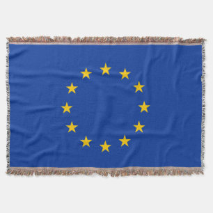 European Union flag Throw Blanket