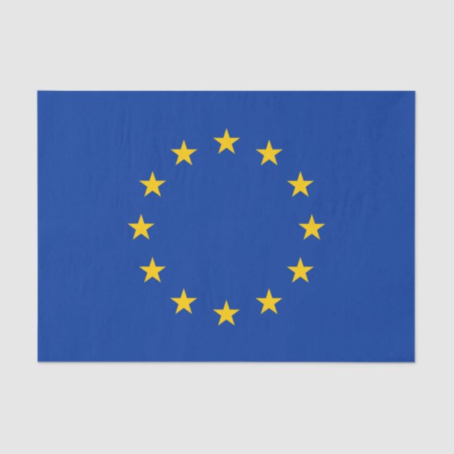 European Union Flag Tissue Paper (Front)