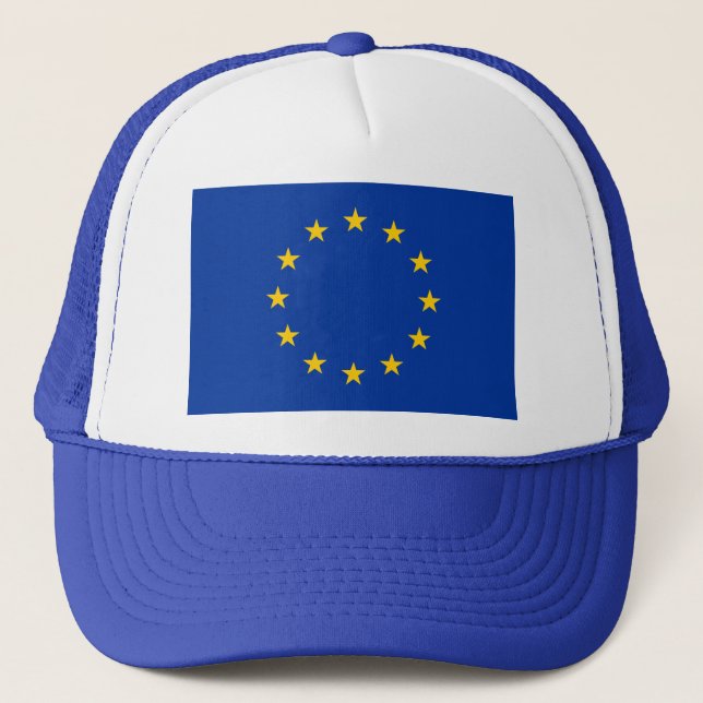 European Union flag Trucker Hat (Front)