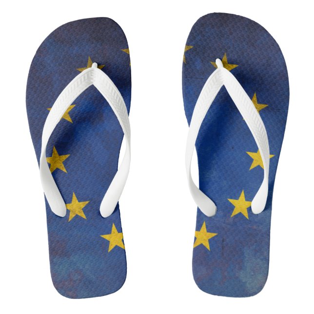 European Union Flip Flops (Footbed)
