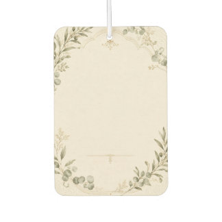 European Wedding Invitation – Timeless Garden Car Air Freshener