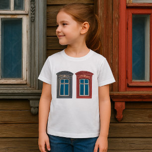 European Window Ornate Architectural Art T-Shirt