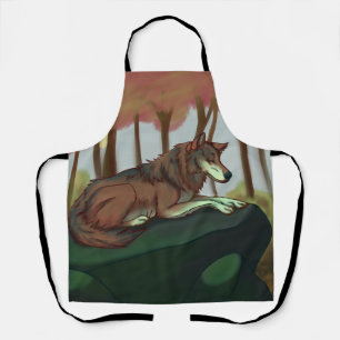 European Wolf Apron