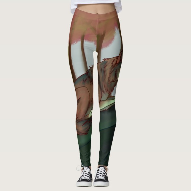 European Wolf Leggings (Front)