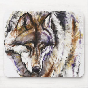 European Wolf Mouse Mat