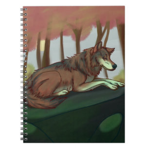 European Wolf Notebook