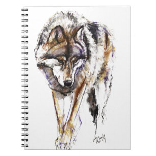 European Wolf Notebook
