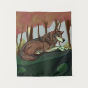 European Wolf Tapestry