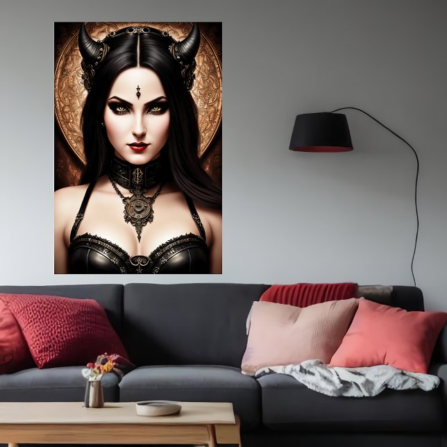 European women demon Lord | AI Art Poster (Creator Uploaded)