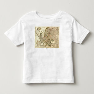 EuropePanoramic MapEurope 2 Toddler T-Shirt
