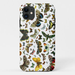 Europe's Best-Known Butterflies and Moths Collage iPhone 11 Case