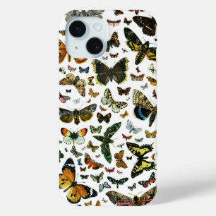 Europe's Best-Known Butterflies and Moths Collage iPhone 15 Case