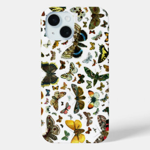 Europe's Best-Known Butterflies and Moths Collage iPhone 15 Case