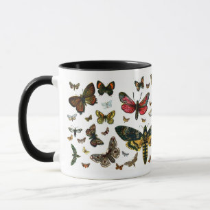 Europe's Best-Known Butterflies and Moths Collage Mug