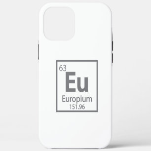 Europium - Europe Science Periodic Table design iPhone 12 Pro Max Case