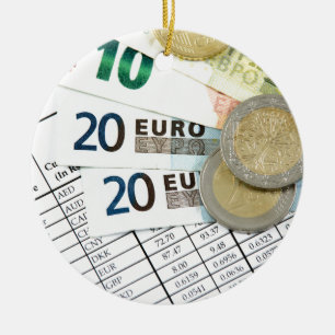 Euros Ceramic Tree Decoration