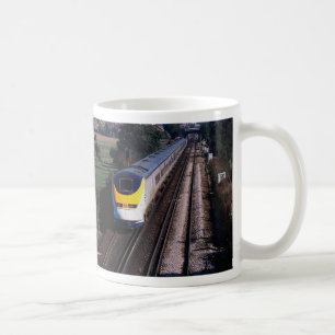 Eurostar passenger train coffee mug