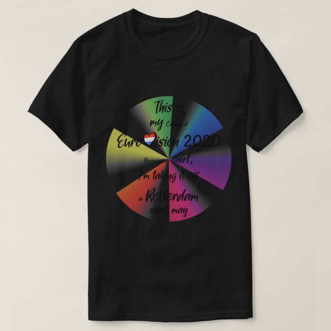 Eurovision 2021- Eurovision song contest -  ESC fa T-Shirt (Design Front)