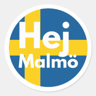 Eurovision Songcontest 2024 Unisex T-shirt Sweden  Classic Round Sticker