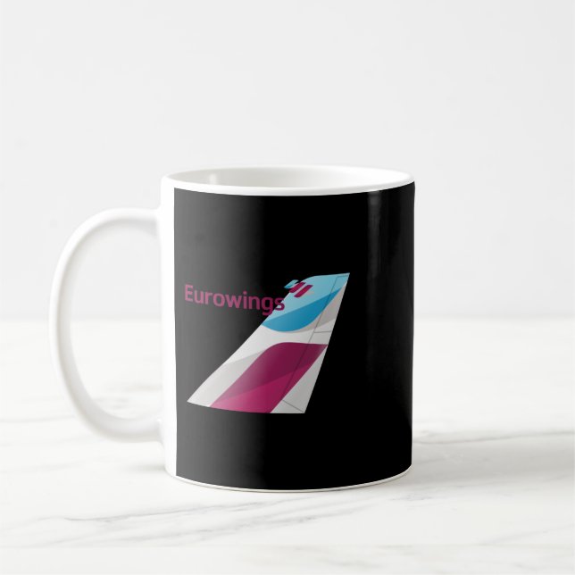 Eurowings Logo Classic T-Shirt Coffee Mug (Left)