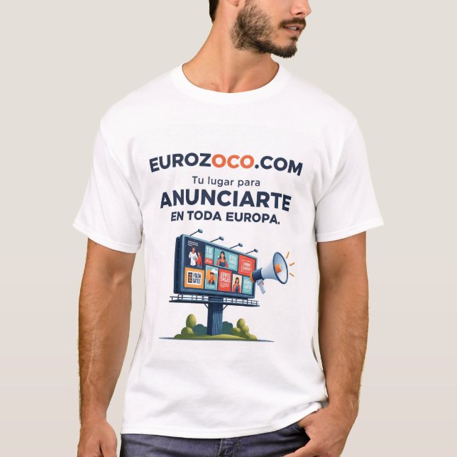 Eurozoco.com Announcements Across Europe T-Shirt (Front)
