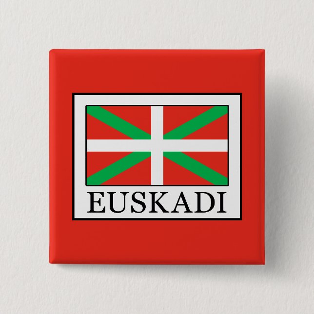 Euskadi 15 Cm Square Badge (Front)