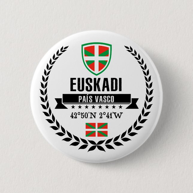 Euskadi 6 Cm Round Badge (Front)