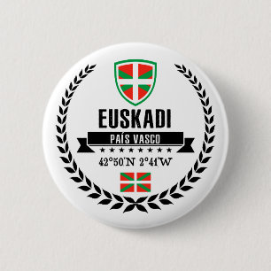 Euskadi 6 Cm Round Badge