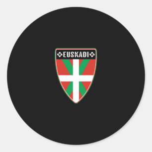 Euskadi Basque Country Classic Round Sticker